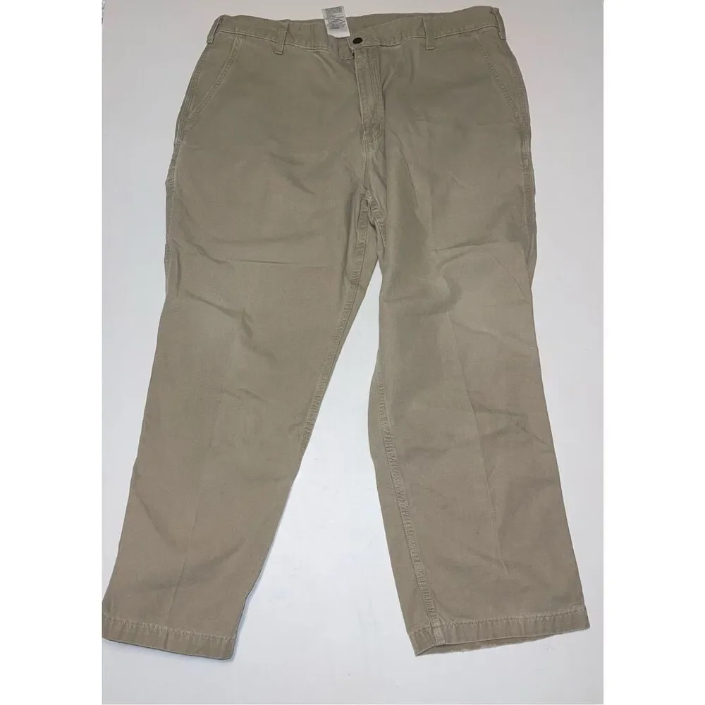 Carhartt Jeans Mens‎ 42X30 Dungaree Fit Cargo Vintage Tan 5 Pocket A27